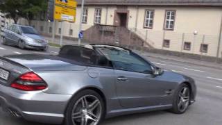 Mercedes SL63 AMG Loud Acceleration SOUND [upl. by Vogele]