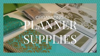 PLANNER ORGANIZATION 2015 Planner Supplies [upl. by Florence47]