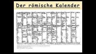 Der römische Kalender erklärt  Wie datierten die Römer Latein  julianischer Kalender 12 [upl. by Naraj484]