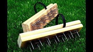 DIY  How To Make A Lawn Aerator Shoes [upl. by Dulcy50]