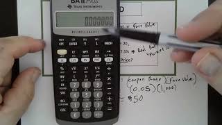 How to Calculate the Price of a Bond using a Financial Calculator [upl. by Aurelius]