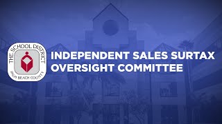 08232024 Independent Sales Surtax Oversight Committee ISSOC Meeting [upl. by Silas]