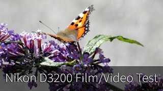 Nikon D3200 HD Quality FilmVideoMovie Cinematic Test Footage [upl. by Aniloj]