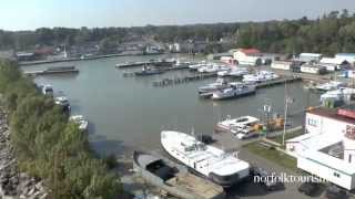 Aerial  Port Dover  Pt Ryerse  Sailboat  Golf  Norfolk County [upl. by Vedi211]