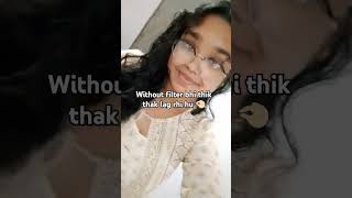 Thik thak hi lag rhi hu ✨🤏🏻withoutfilter natural youtubeshorts [upl. by Icyak]