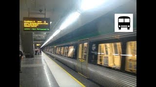 Transperth Trains BSeries EMU Batch One  Arriving Perth Underground Station 6Car [upl. by Eibo859]