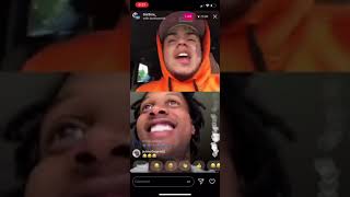 6IX9INE amp LIL DURK FULL INSTAGRAM LIVE CHIEF KEEF BEEF [upl. by Dar]