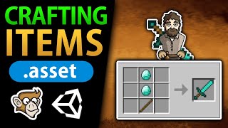 How to Craft Items with Scriptable Objects Unity Tutorial [upl. by Philipines]