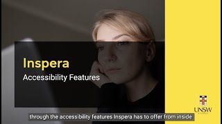 Accessibility Features on Inspera [upl. by Leahcir]