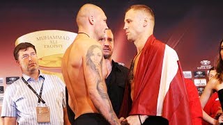 Mairis Briedis vs Krzysztof Glowacki WEIGHIN  WBSS WEIGHIN [upl. by Gasparo891]