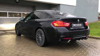 BMW 430i F36  RCP Exhausts  CatBack Exhaust [upl. by Kipper]