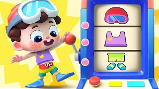 Head Shoulders Knees And Toes  Getting Dressed Song Nursery Rhymes amp Kids Songs  BabyBus [upl. by Ronalda]