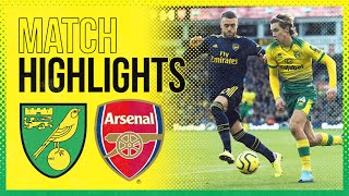 HIGHLIGHTS  Norwich City 22 Arsenal [upl. by Teahan]