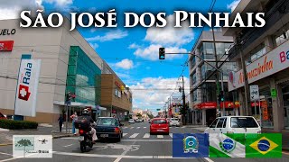 Conheça SÃO JOSÉ DOS PINHAIS PR de carro pelo centro GoPro saojosedospinhais parana brasil [upl. by Oicelem878]