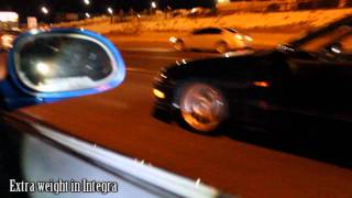 Turbo Integra vs Turbo Civic [upl. by Landahl]