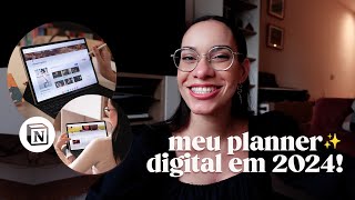 🗝️ Tour pelo meu planner 2024 no Notion Template Segredos [upl. by Mathias]