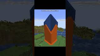 Minecraft starter cobblestone tower short minecraft javaeditio [upl. by Bard]