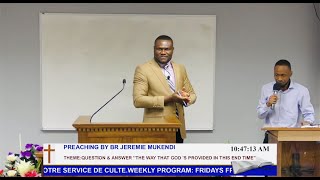 Preaching By Br Jeremie Mukendi 09202024 quotQuestion and Answer\Gods Provided Way [upl. by Anasus]