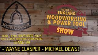 Klingspor Abrasives  Harrogate Woodworking Show 2023 [upl. by Doownelg481]