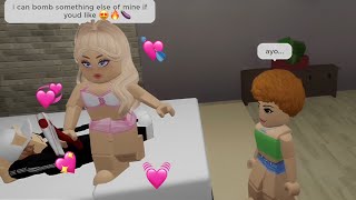 SPYING on CREEPY ODERS DOING IT as ICE SPICE in Roblox BROOKHAVEN [upl. by Grani]