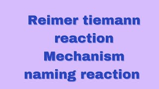 Reimar tiemann reaction Mechanism  class 12th chemistry  naming reaction NEET JEE [upl. by Elocal263]