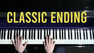 Classic Ending  Count Basie Ending  Major 6 Walk Up  Jazz Piano Short Practice Ideas [upl. by Melvina]