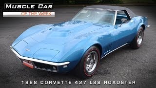 1968 Chevrolet Corvette L88 427 Roadster Muscle Car Of The Week Video 41 [upl. by Airlie789]