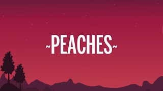 Justin Bieber  Peaches Lyrics ft Daniel Caesar Giveon [upl. by Effie]