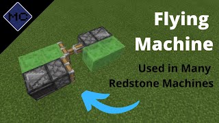 Minecraft Bedrock Flying Machine Tutorial [upl. by Katlin]