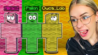 Kolorowy CHOWANY KAMUFLAŻ z Palion i Owca Lolo w Minecraft [upl. by Eneroc]