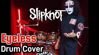 Slipknot  Eyeless  Drum Cover full Joey Jordison costume [upl. by Mechling74]