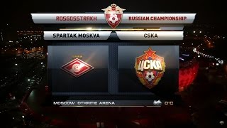 Spartak vs CSKA Week 12  RPL 201617 [upl. by Ramon644]