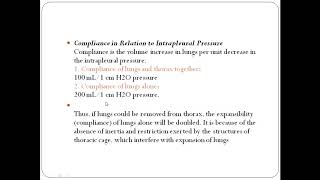 Lec 5 dpt compliance of lungs by Dr tehmina [upl. by Ayikal]