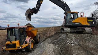 Koupili jsme Hydremu 912 D Budování příjezdové cesty 260 m [upl. by Riek295]