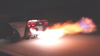 FLAMING Corvette From HELL [upl. by Saidee]