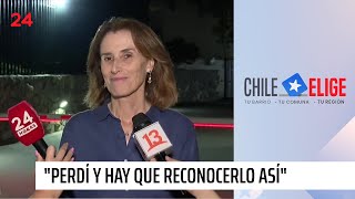 Marcela Cubillos admite derrota en Las Condes “Perdí y hay que reconocerlo así” [upl. by Craven252]