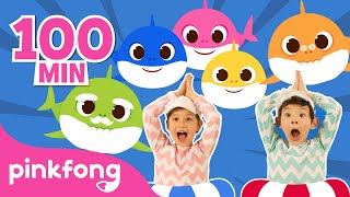 Baby Shark More and More  Compilation  Pinkfong Baby Shark Official [upl. by Ahsiekel]