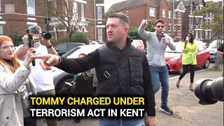 Tommy Robinson has been charged under the Terrorism Act in Kent [upl. by Milon871]