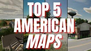 TOP 5 BEST MAPS FOR CONSOLE PS4PS5XBOX1XBOXS FOR FARMING SIMULATOR 22 [upl. by Brodie]