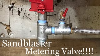 Harbor Freight Blast Cabinet Metering Valve Modification [upl. by Billie]