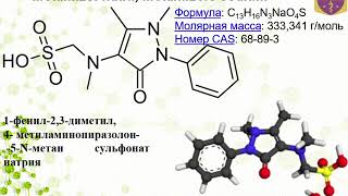 Aнализ метамизолнатрия анальгин фенилбутазон Metamizole sodium analgin phenylbutazone [upl. by Azrim]