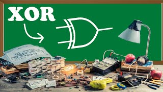 La Compuerta EXCLUSIVA XOR con el circuito 74LS [upl. by Euqinom516]