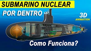 Como funciona um Submarino Nuclear  A incrivel engenharia por trás de um reator nuclear embarcado [upl. by Joiner297]