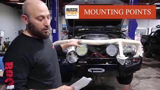 Rockarmor Hilux Premium Bullbar Fitting Instructions [upl. by Critta830]