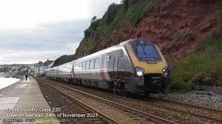 Dawlish Station amp Sea Wall 241123 [upl. by Noelani177]