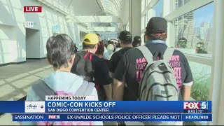 ComicCon kicks off at the San Diego Convention Center [upl. by Acinor218]