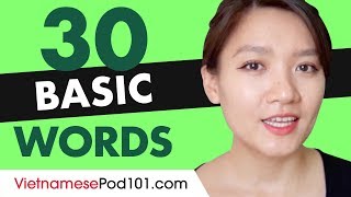 30 Beginner Vietnamese Words Useful Vocabulary [upl. by Smiga85]