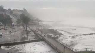 High surf in Stinson Santa Cruz and Pacifica [upl. by Niccolo]