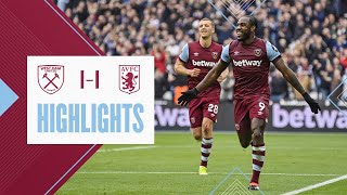 West Ham 11 Aston Villa  Antonio Scores First Goal Since Injury Return  Premier League Highlights [upl. by Nahsad272]