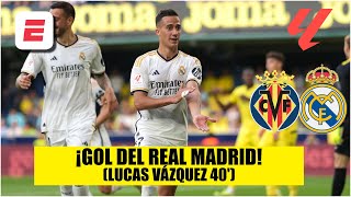 GOL DEL REAL MADRID Lucas Vázquez marca el 31 vs Villarreal  La Liga [upl. by Laved884]